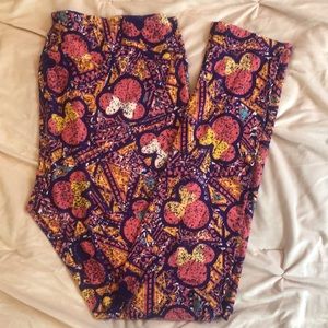 LuLaRoe buttery soft TC2 Disney leggings